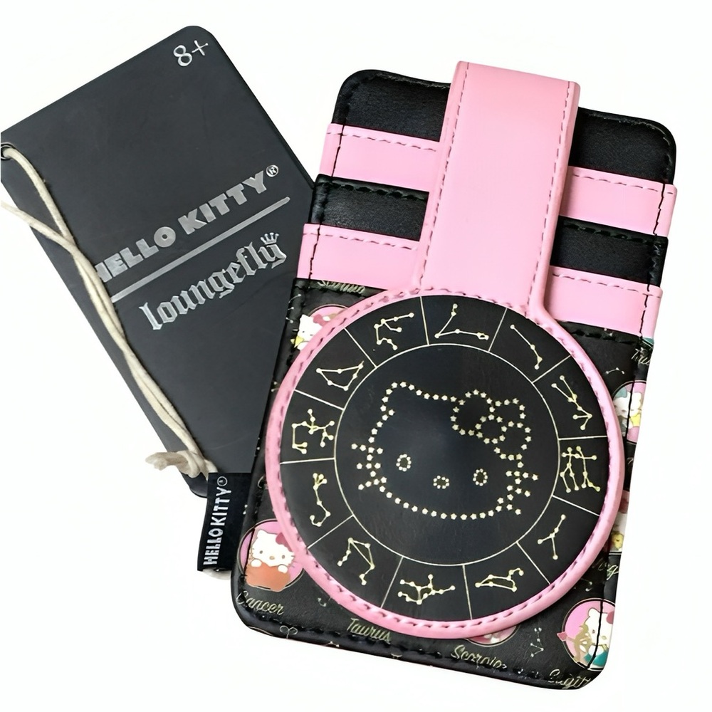 Loungefly Sanrio Hello Kitty Zodiac Horoscope Cardholder BoxLunch Exclusive NWT